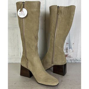 Blondo Cow Suede Leather Waterproof Knee High Boots